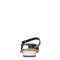 Sandali flat in pelle 