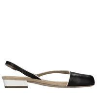 Sandali flat in pelle 
