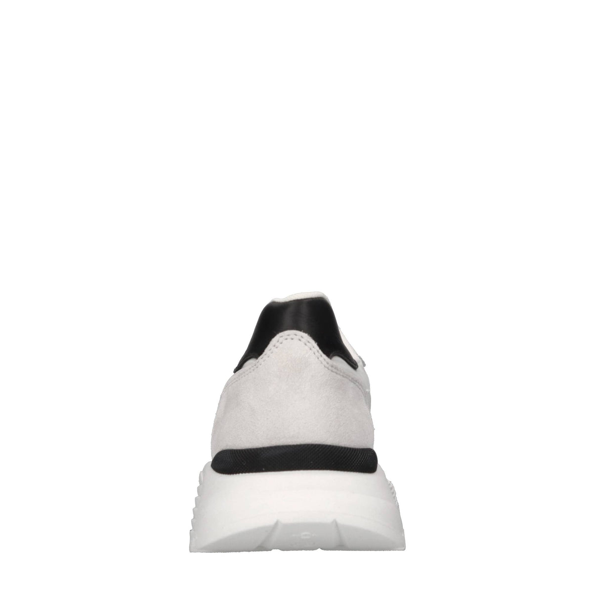 Sneakers in pelle e tessuto 