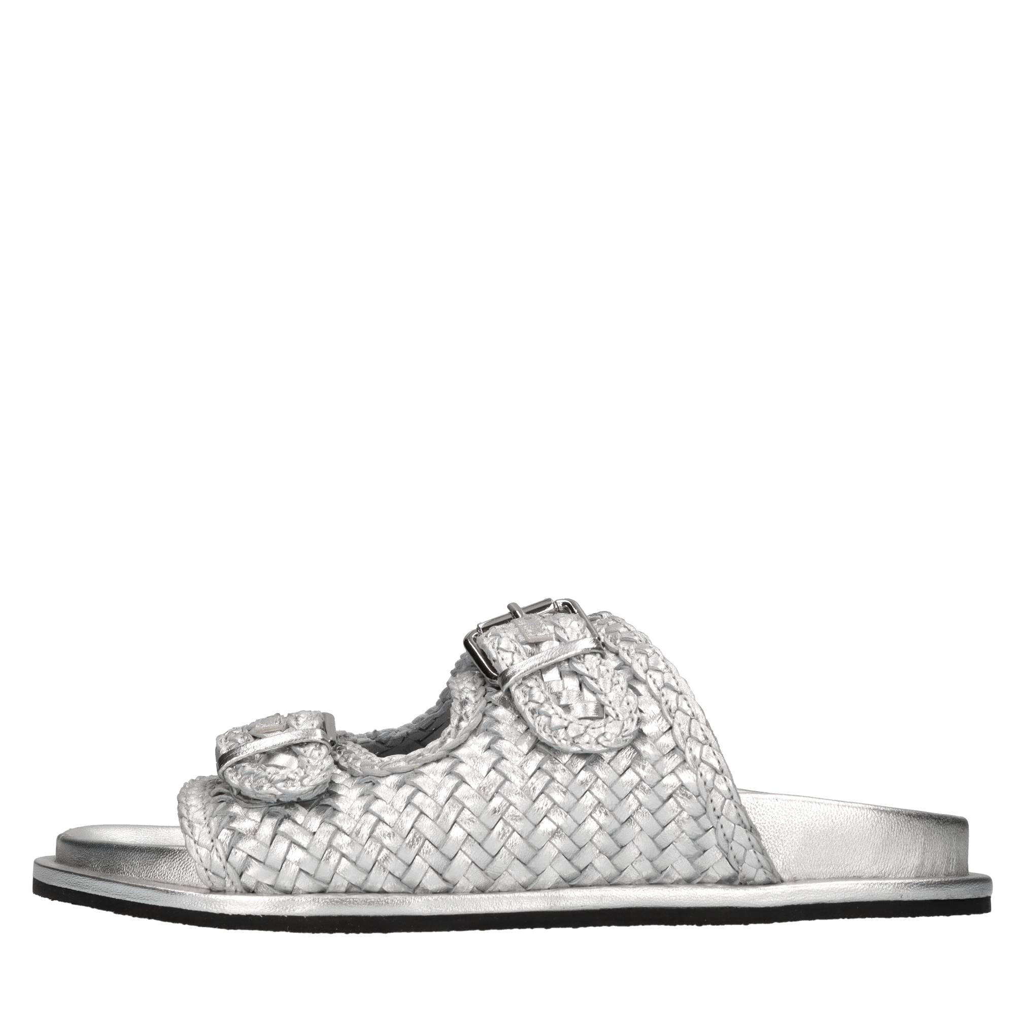 Mules in pelle 