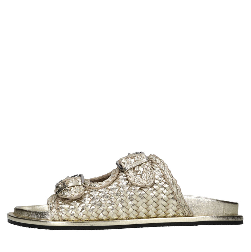 Mules in pelle 