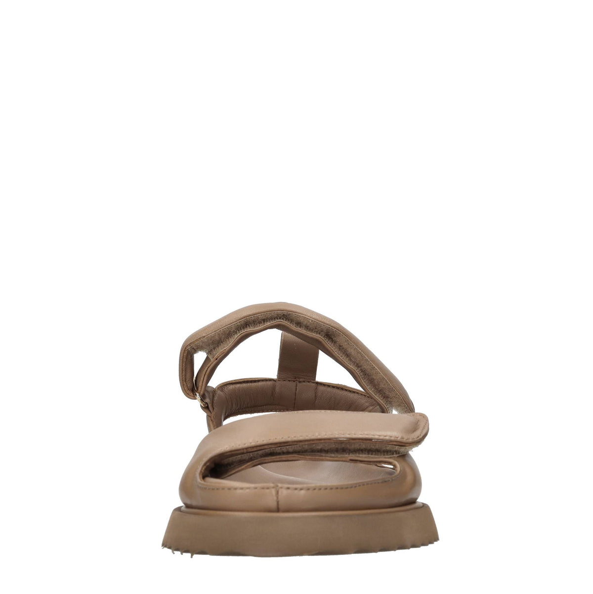 Sandali flat in pelle 