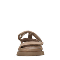 Sandali flat in pelle 