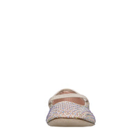 Ballerine in tessuto e strass 