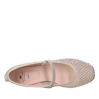 Ballerine in tessuto e strass 