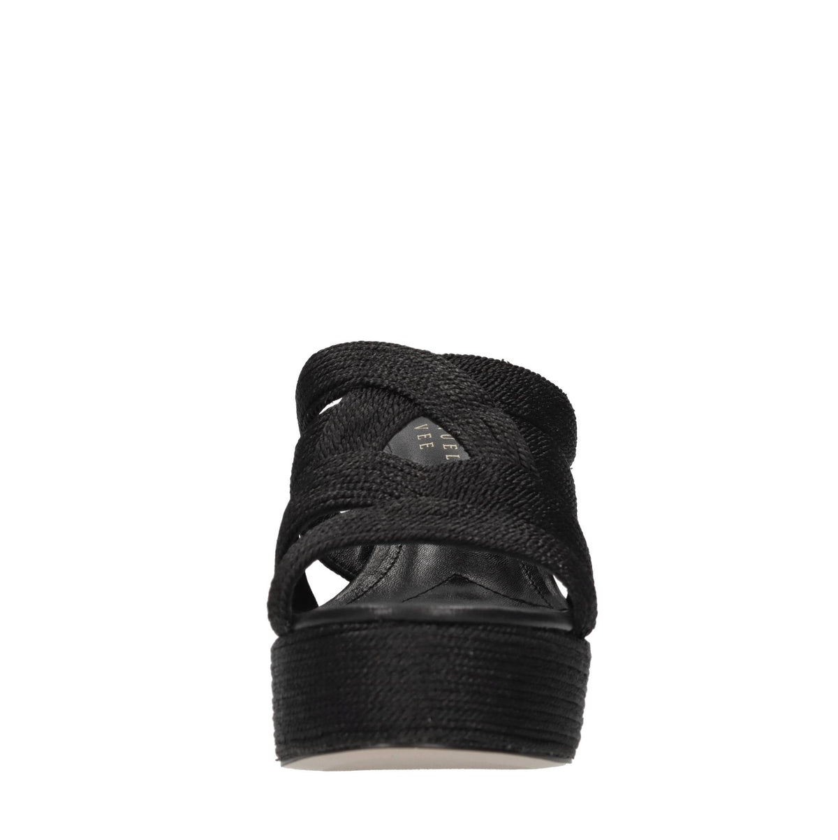 Mules in pelle e corda 
