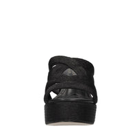 Mules in pelle e corda 