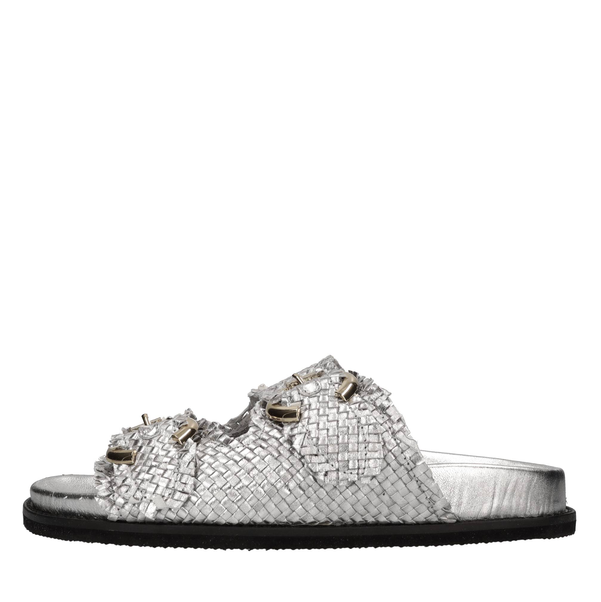 Mules in pelle 