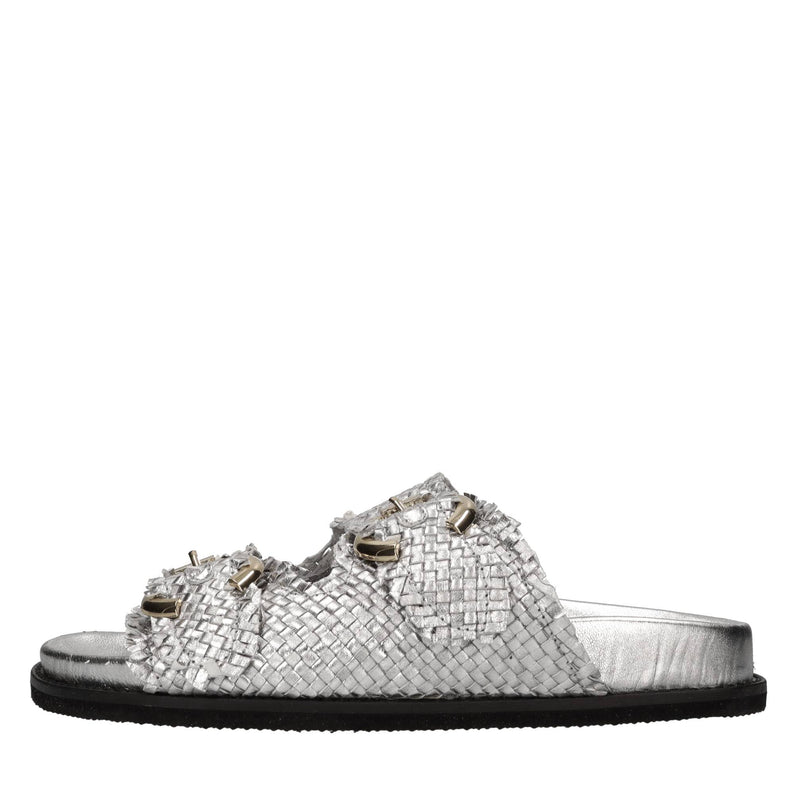 Mules in pelle 