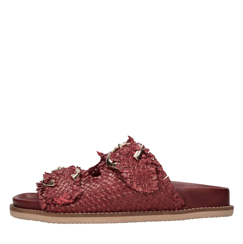 Mules in pelle 