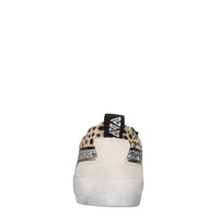Sneakers in pelle,cavallino,glitter e strass 