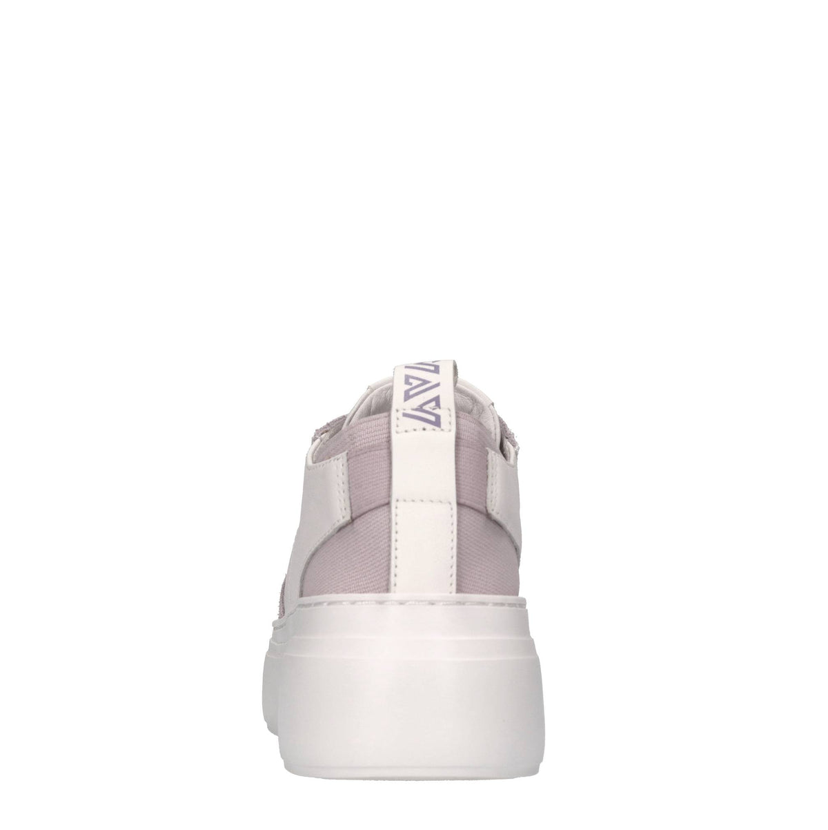 Sneakers in pelle e tessuto 