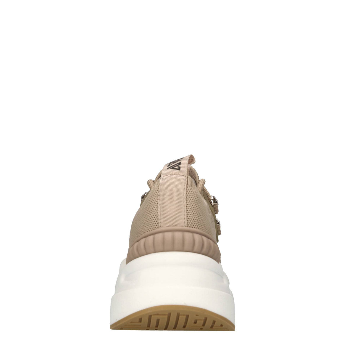 Sneakers in tessuto e pelle 