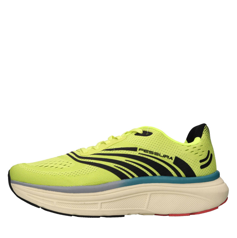 Sneakers in ecopelle e tessuto 