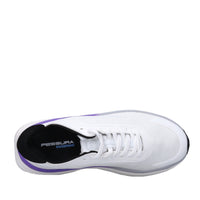 Sneakers in ecopelle e tessuto 