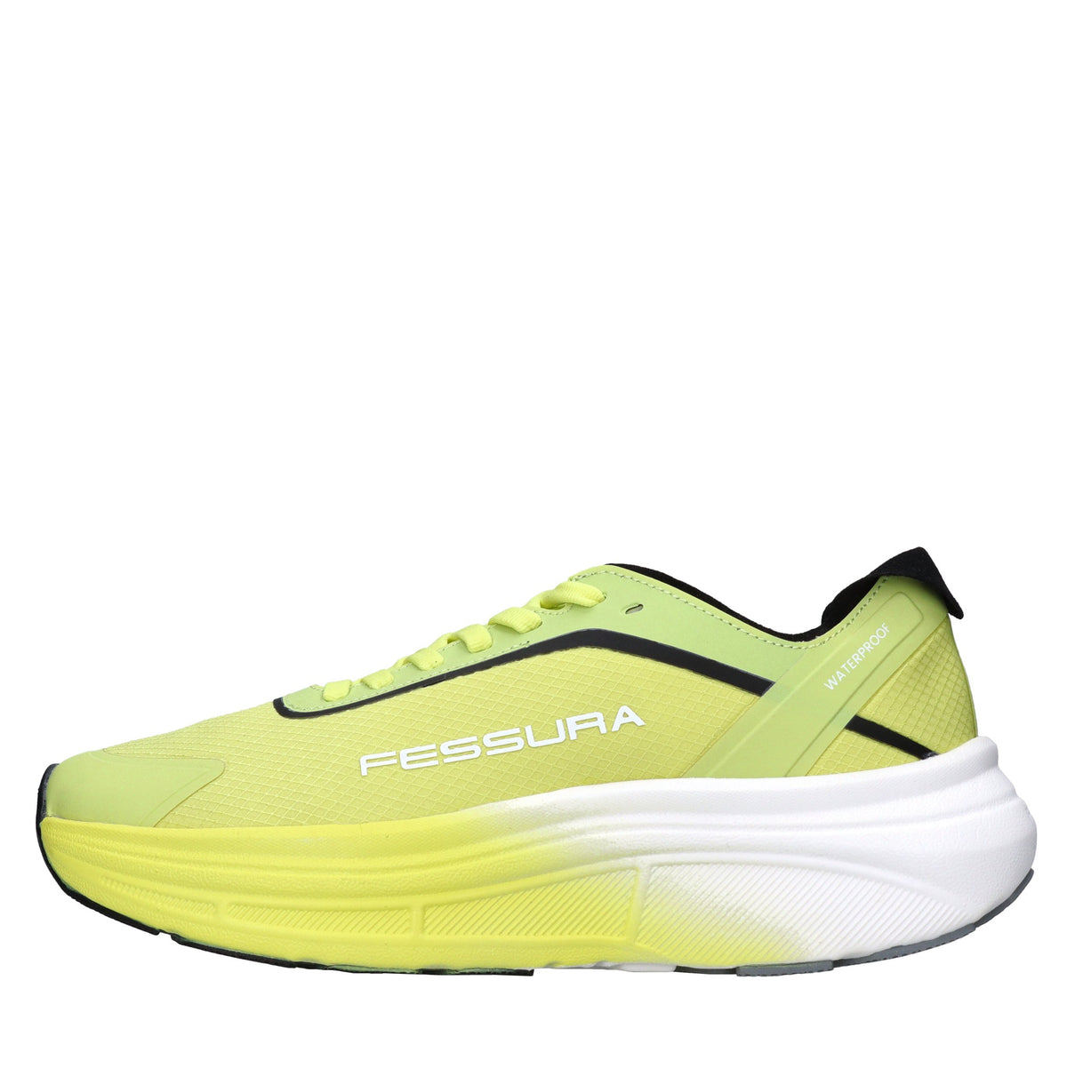Sneakers in ecopelle e tessuto 