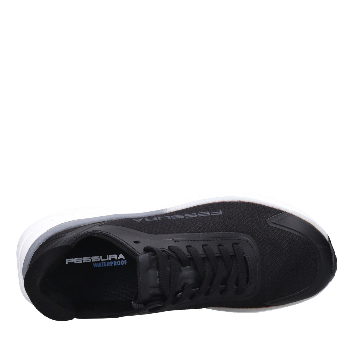 Sneakers in ecopelle e tessuto 