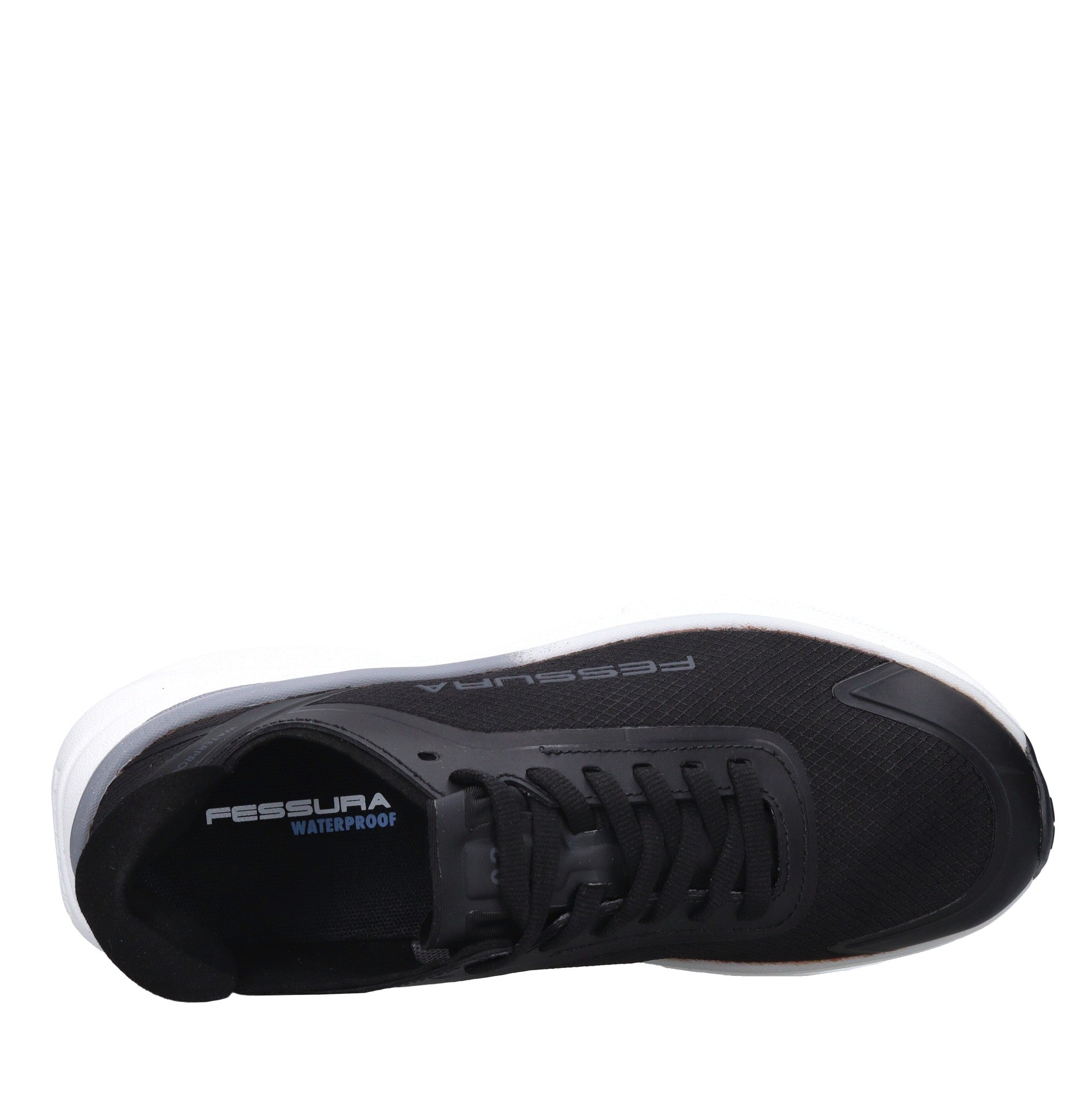 Sneakers in ecopelle e tessuto 