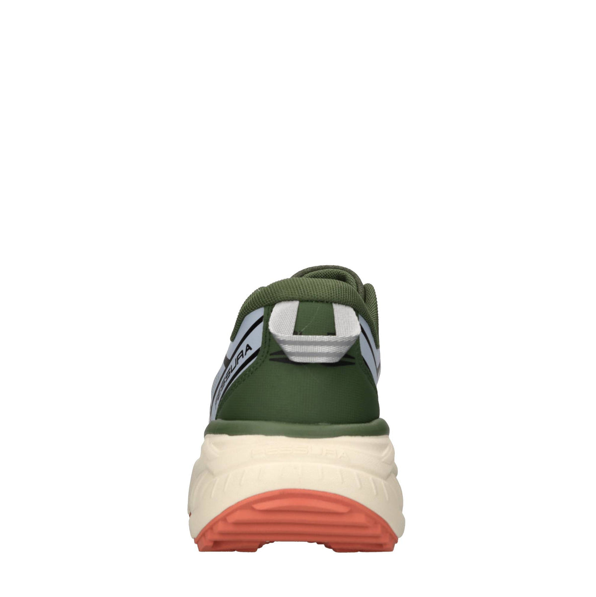 Sneakers in ecopelle e tessuto 