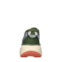 Sneakers in ecopelle e tessuto 