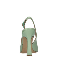 Décolléte slingback in pelle 