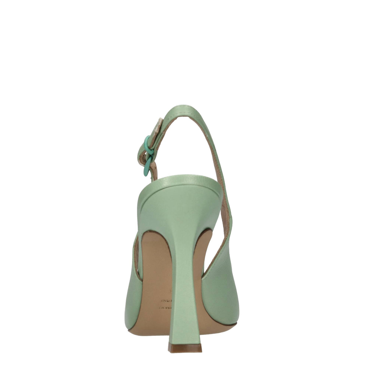 Décolléte slingback in pelle 