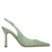 Décolléte slingback in pelle 