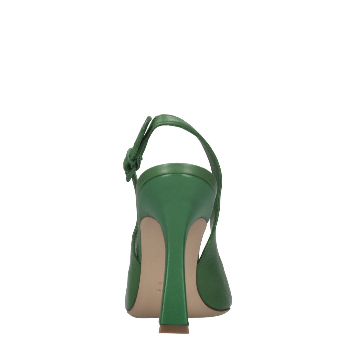 Décolléte slingback in pelle 