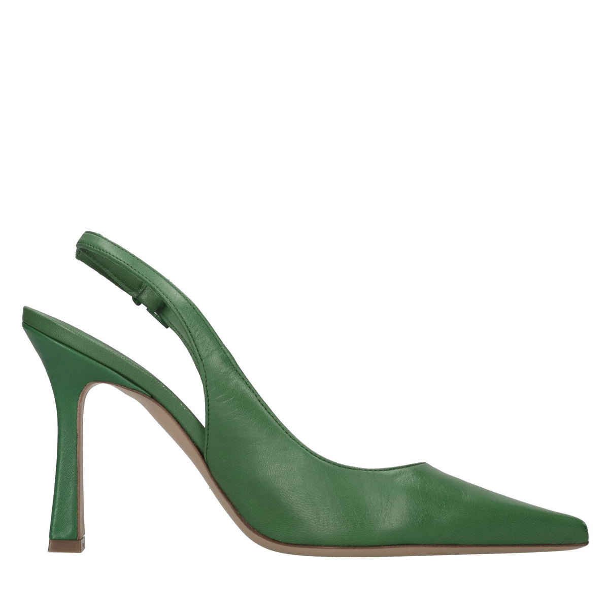 Décolléte slingback in pelle 