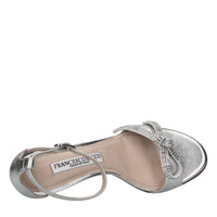 Sandali in pelle e strass 