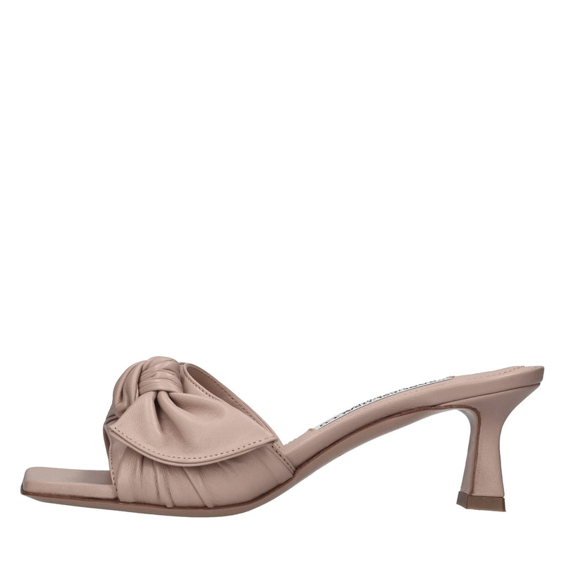 Mules in pelle 