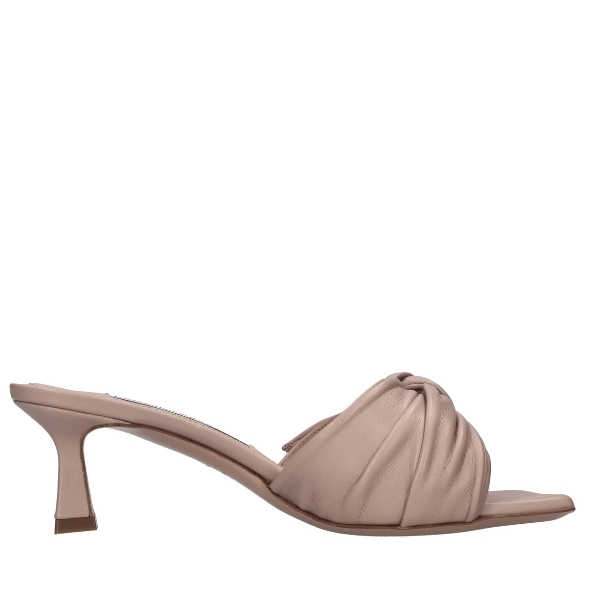 Mules in pelle 