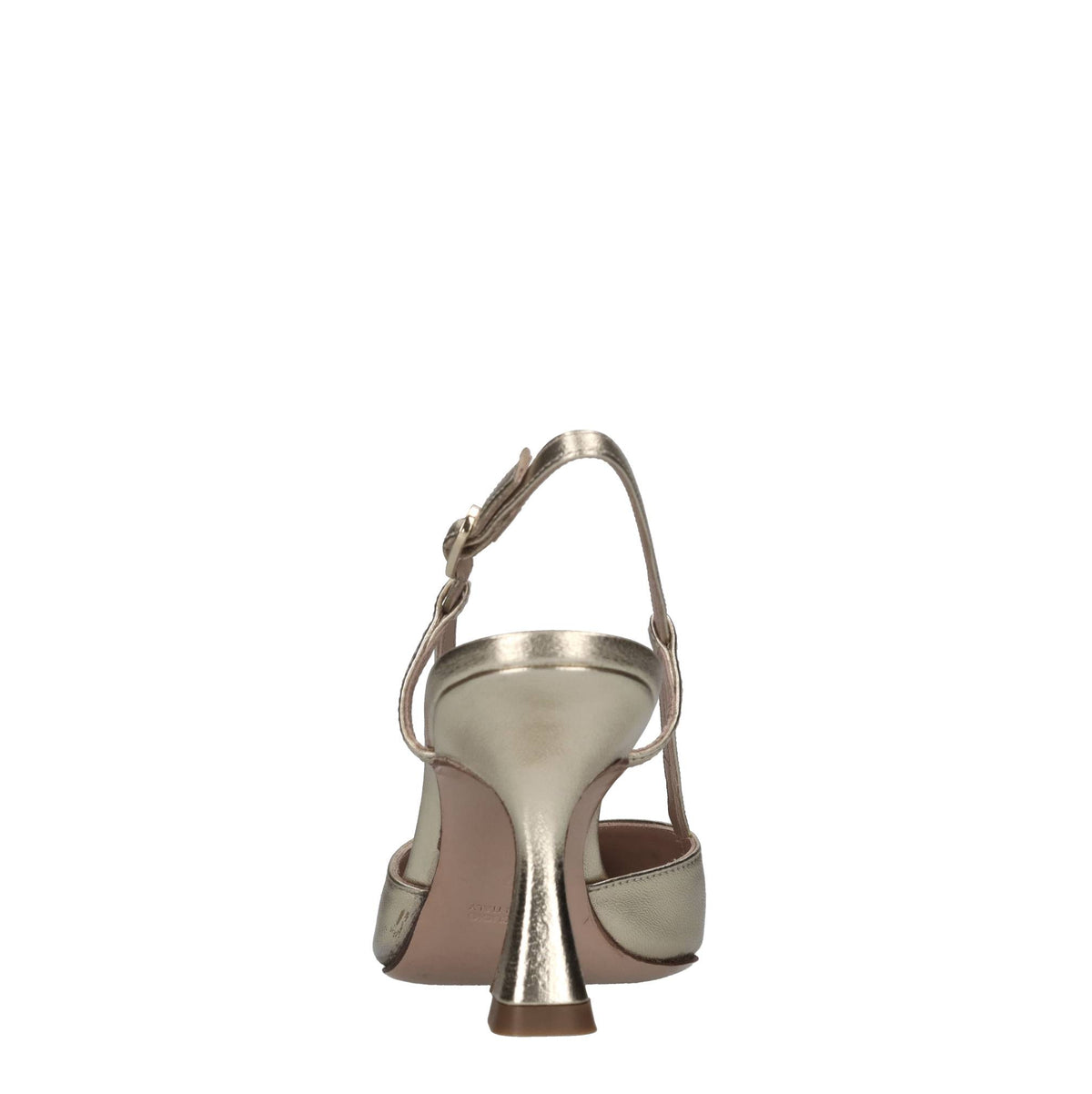 Décolléte slingback in pelle 