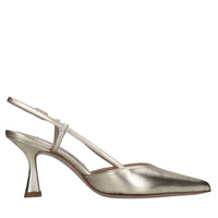 Décolléte slingback in pelle 