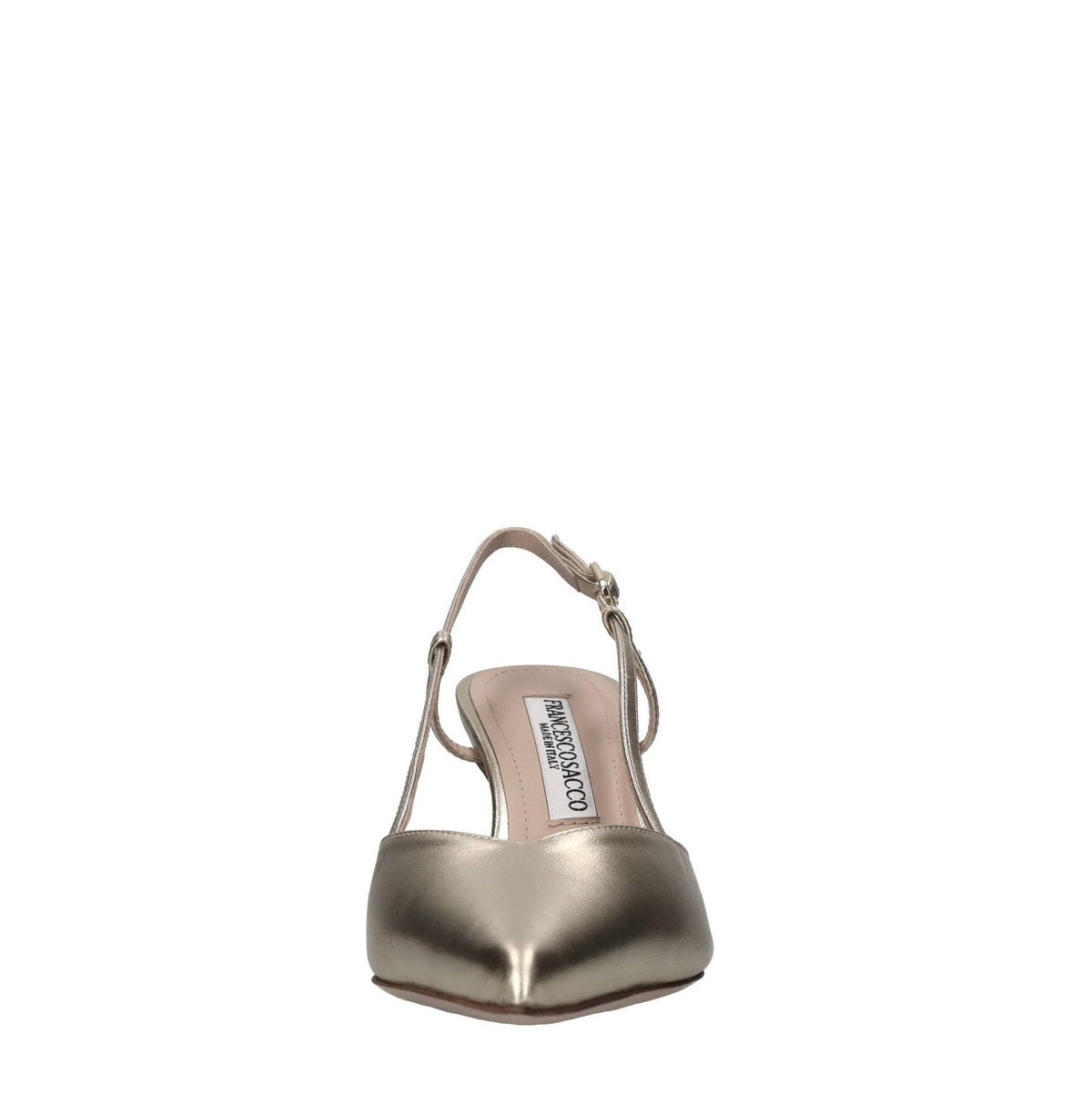 Décolléte slingback in pelle 