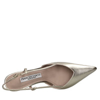 Décolléte slingback in pelle 
