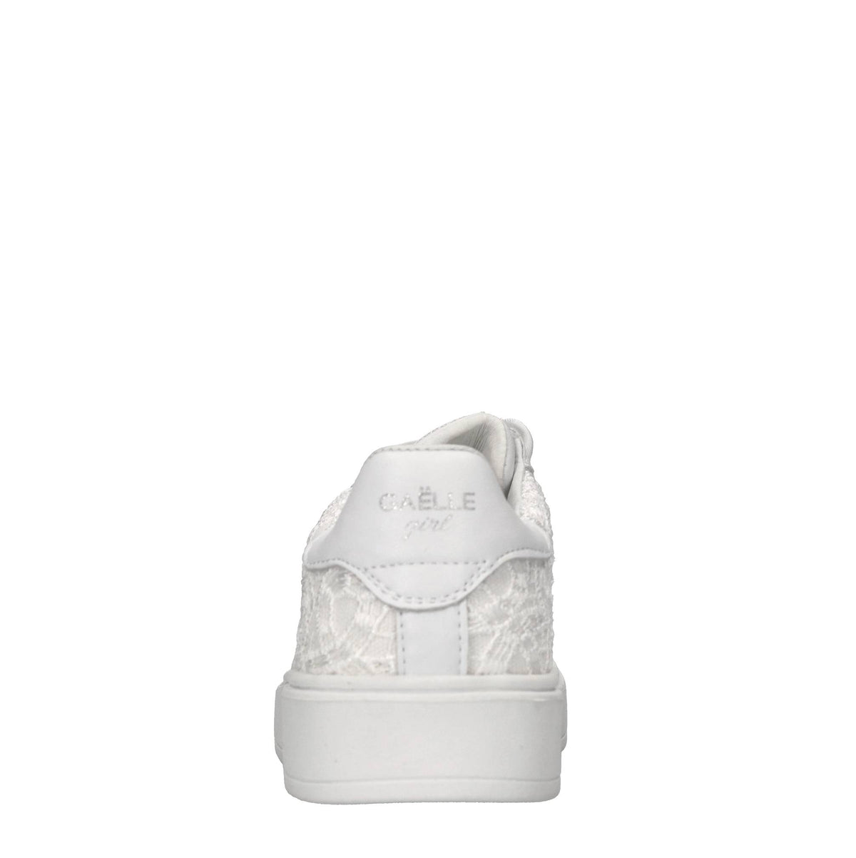 Sneakers in pelle e tessuto 