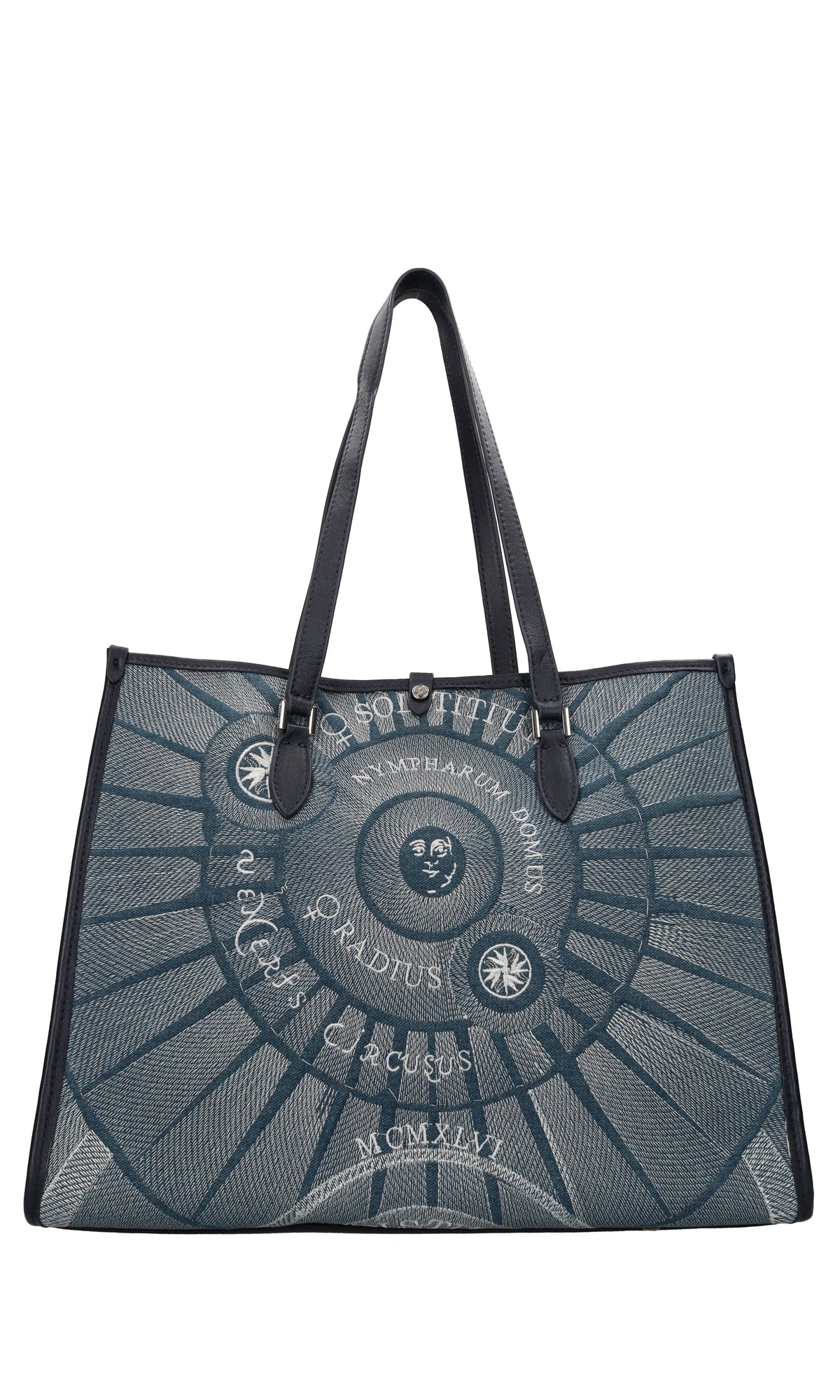 Borsa in tessuto ed ecopelle 