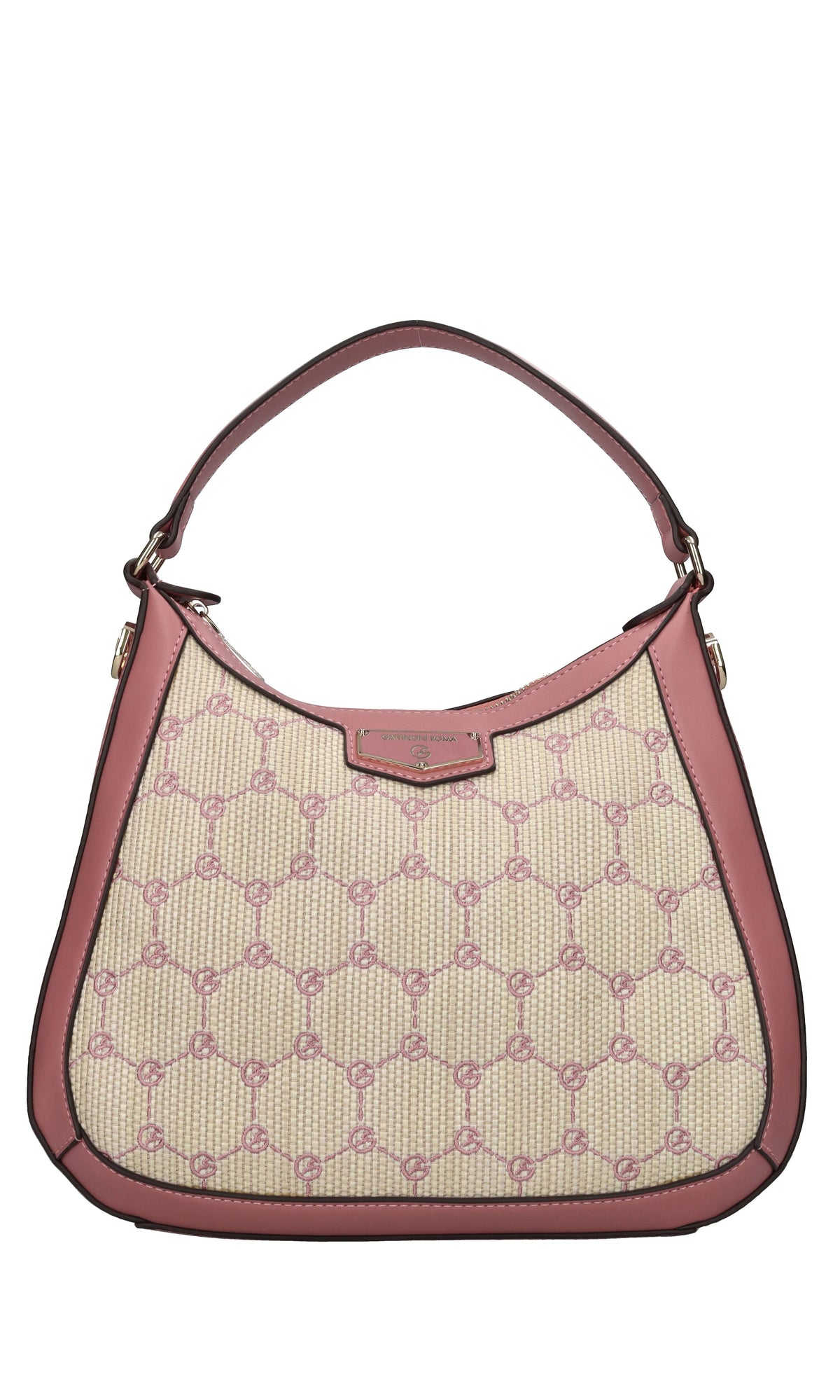 Borsa in tessuto ed ecopelle 