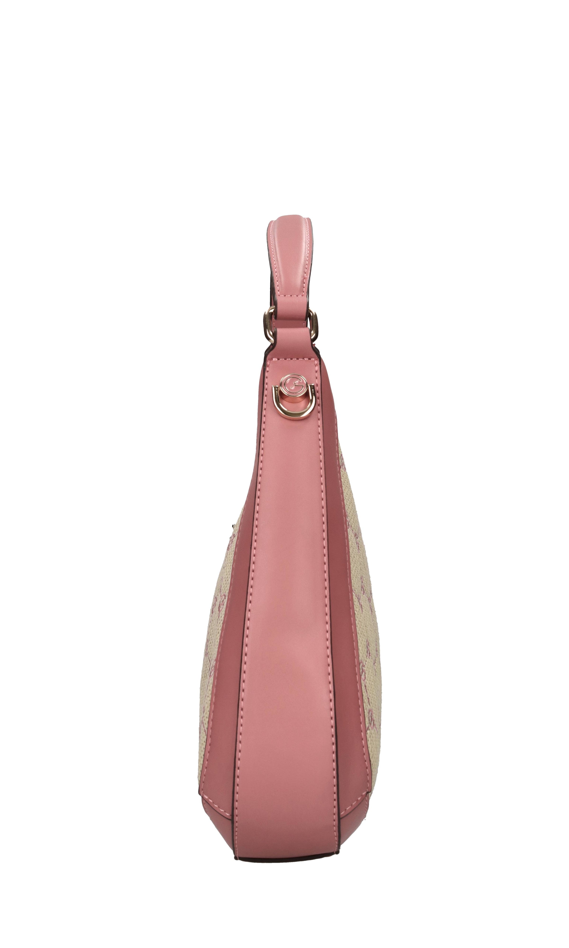 Borsa in tessuto ed ecopelle 