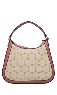 Borsa in tessuto ed ecopelle 
