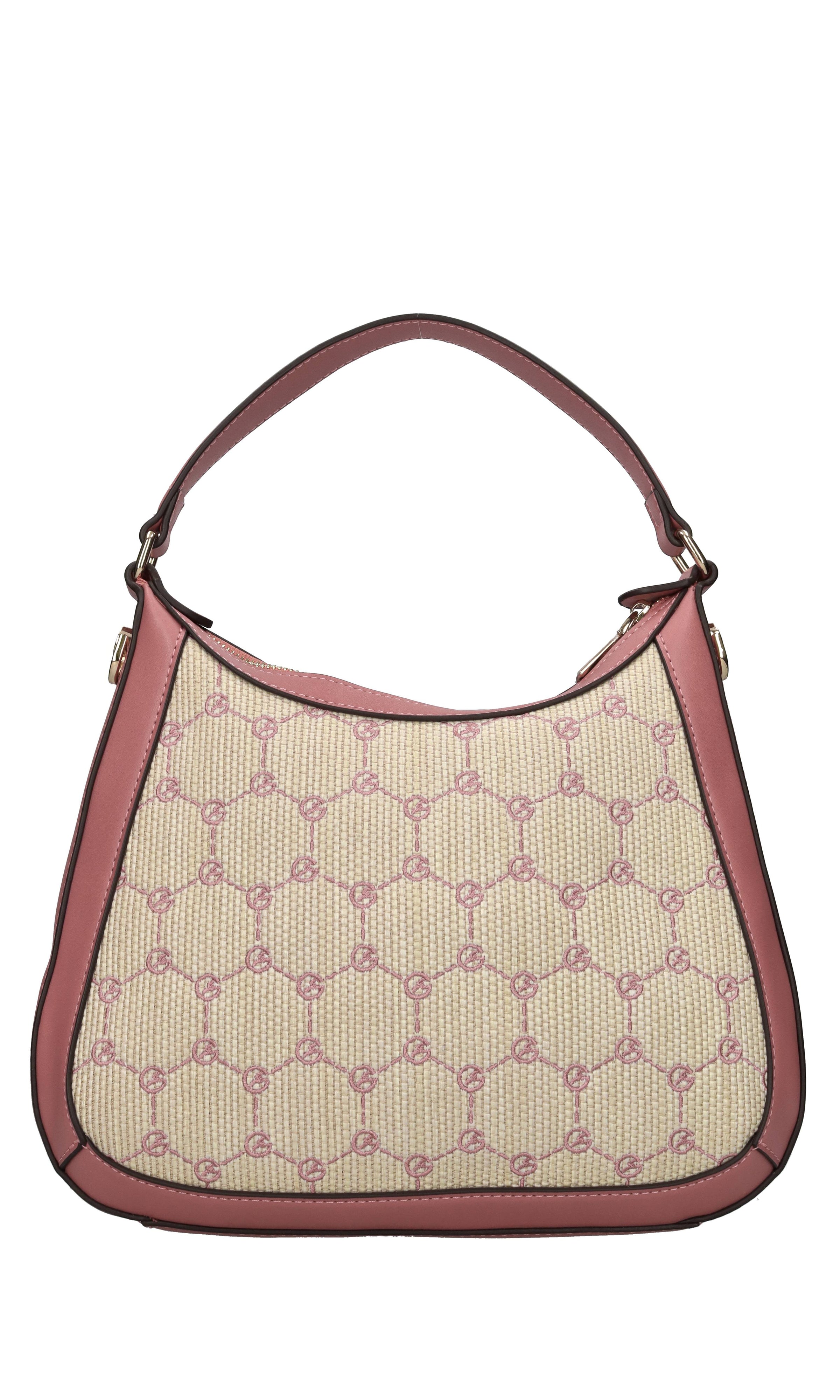 Borsa in tessuto ed ecopelle 