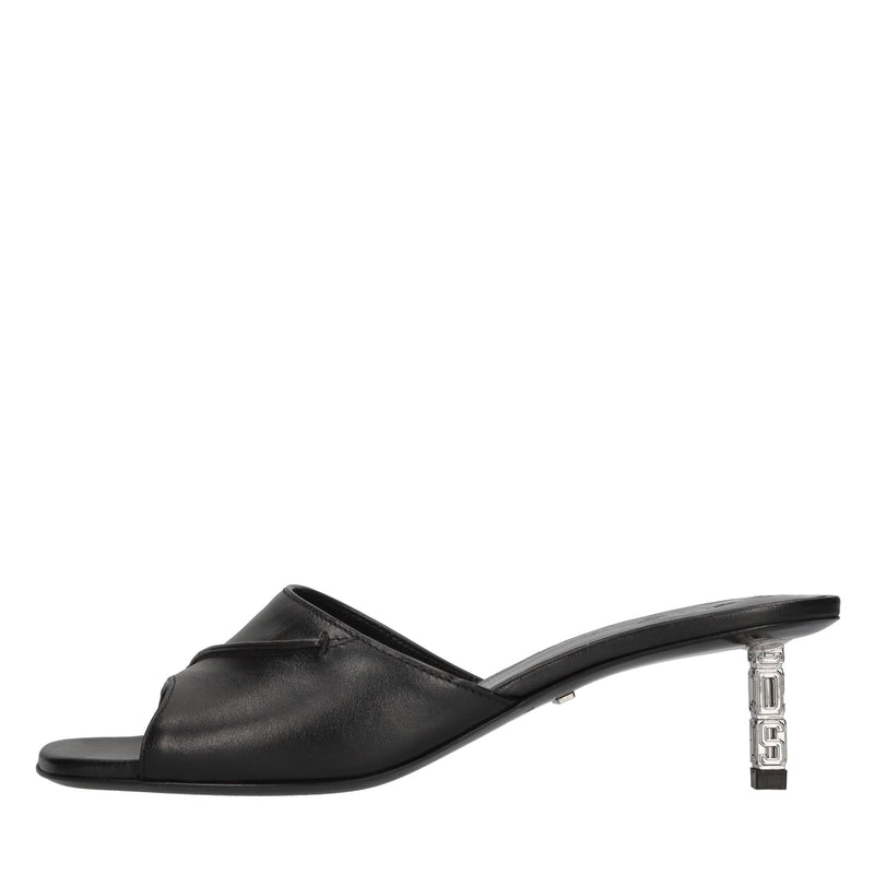 Mules in pelle 