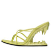GCDS Mules Morso Metallic Thong in ecopelle