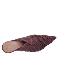 Mules in tulle e strass 