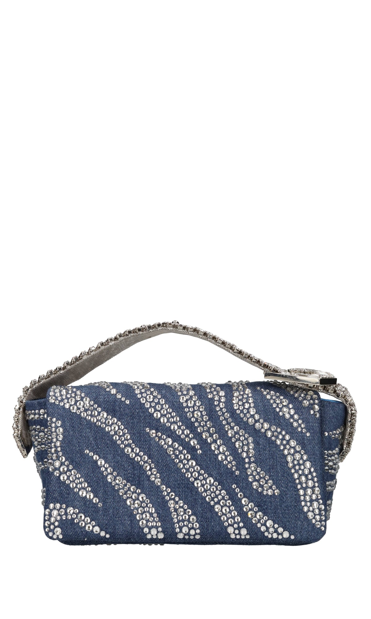 Borsa in tessuto e strass 