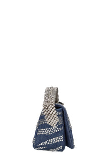 Borsa in tessuto e strass 