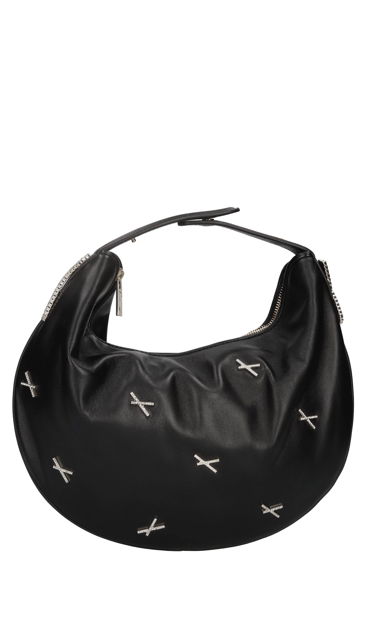 Borsa Fortune in pelle e strass 