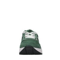 Sneakers in camoscio e tessuto 