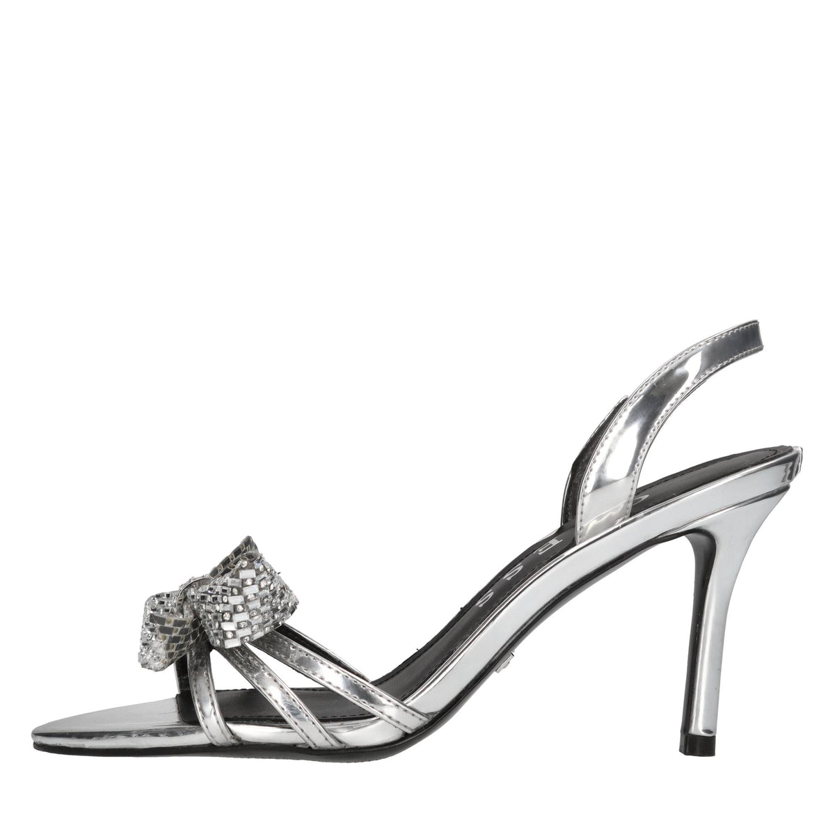 Sandali in ecopelle e strass 